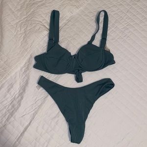 Green bikini